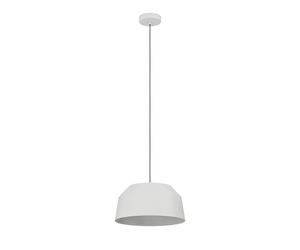 Eglo Pendant Lighting Contrisa, Ceiling Light Fitting in New Nordic Design, Hanging lamp for Dining and Living Room Made of Grey Metal, E27 Socket, Ø 15 in