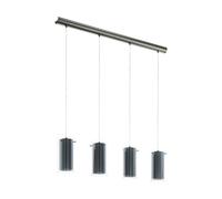 Eglo Pendant Lighting Pinto Textil, Ceiling Light Fitting with 4 Shades