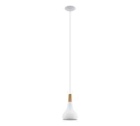 Eglo Sabinar Metal And Wood Single Pendant Light 901177