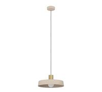 Eglo Valdiola Ip20 Angular Pendant Light, Cream