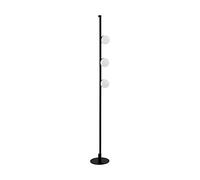 EGLO Phianeros LED Floor Lamp, 4-Bulb Modern Floor Lamp, Steel and Plastic Floor Lamp, Living Room Lamp, Office Lamp in Black, White, Lamp with Step Switch