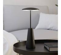 EGLO Piccola LED rechargeable light, black, height 28 cm, metal, IP54