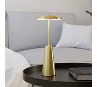 EGLO Piccola LED rechargeable light, brass colour, height 28 cm, IP54