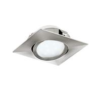 Eglo Pineda LED 3X6W Ceiling Downlight Plastic Nickel IP20 220-230V 50/60Hz