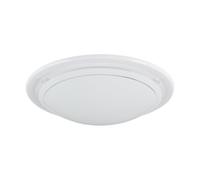 Eglo Planet 1 Ceiling lamp, White Steel and White Lacquered Glass Wall Light, E27 Socket