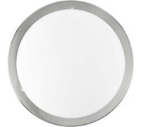 EGLO Planet 82942 Wall/Ceiling Light, Steel, E27, 60 W, Matt Nickel