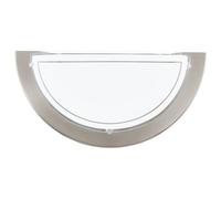 EGLO Planet1 83163 Half Round Wall Light In Satin Nickel