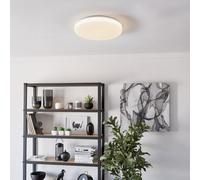 Eglo Pogliola E Led Ceiling Or Wall Light, 310mm, 1900 Lumen Cool White, Crystal Effect Diffuser