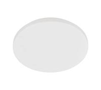 Eglo Pogliola S LED Ceiling lamp, Ø 31 cm/12.2 inches, Living Room. Children’s Room, Kitchen, Office and Hallway Wall Light, Flush Mount Lighting Made of Steel and Plastic, White Light