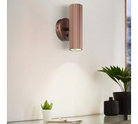 EGLO Portillo wall lamp, bronze, height 20 cm, 2-bulb metal, GU10