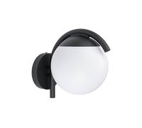 Eglo Prata Vecchia Metal And Plastic Ip44 Outdoor Wall Light In Black Black One Size