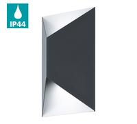 Eglo PREDAZZO Wall Light, Galvanised Steel, Integrated, 2.5 W, Anthracite/White | 93994