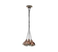 Eglo Priddy 1 Pendant Lamp, 7-Light Vintage Pendant in Industrial Style