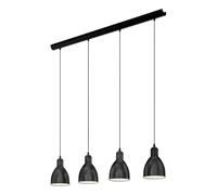 Eglo Priddy 4-Flame Vintage/Industrial Design Pedant Light