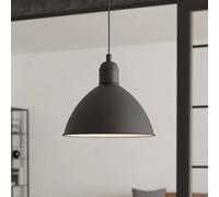 EGLO Priddy vintage pendant light, 1-bulb, black