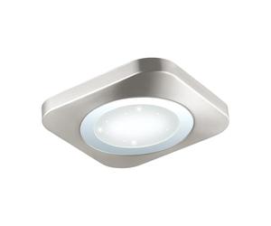 Eglo Puyo-S Surface Mounted Light Steel 14 W Matte Nickel Chrome