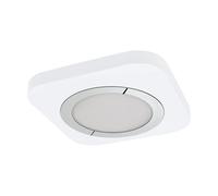Eglo Puyo Surface Mounted Light Steel 16.5 W, White, Chrome