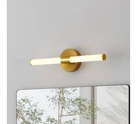 EGLO Ramola LED wall lamp, brass colour, width 45 cm, IP44, CCT