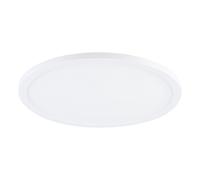 Eglo Recessed spot Light for Ceiling Fueva Flex, ? 8.9 inches, Aluminium LED Downlight with a Plastic Luminous Surface, Flat Spotlight in White,