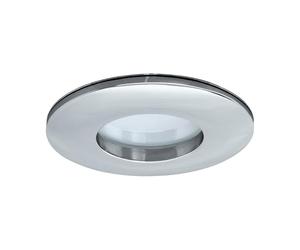 EGLO recessed spotlight Margo-LED, Ceiling Spot, Aluminium Cast in Chrome | Satin-Finished Plastic warm white IP65