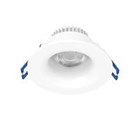 Eglo recessed Spotlight Salabate, Ø 8.8 cm, Bathroom Ceiling spot, Aluminium Light in White, Warm Neutral Cool IP65