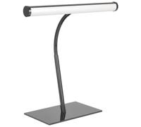Eglo LED Desk lamp Riccione, Touch-dimmable Office Lighting with Flexible arm, Table Light Fitting for Reading, Black Metal, Warm - Cool White