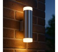 Eglo Riga-Led Exterior Wall Light Stainless-Steel