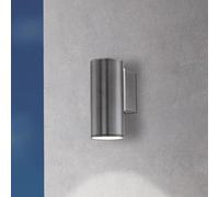 EGLO Riga LED wall lamp, anthracite, height 15 cm, metal