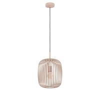 EGLO Romazzina pendant light, beige, Ø 33 cm, metal, E27