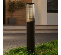 Eglo LED Outdoor lamp Post Salle, Bollard Light, Outside Lighting for Garden and Patio, Driveway lamp Made of Black Metal, IP54, H 46.5 cm, E27