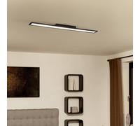 Eglo Salobrena 1 Led Ceiling Light - Black Aluminium, Cool White Black