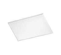 EGLO Salobrena 1 LED Recessed Ceiling Light Living Room LED Ceiling Light Aluminium Plastic Office Lamp White Recessed Hallway Lamp Ceiling Neutral White L x W 59.5 cm