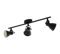 Eglo Seras Black Ceiling 3 Light Spotlight