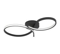 Eglo Ceiling Light Serpins - Modern Aluminium & Steel, Black