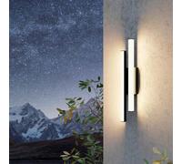 Eglo Serricella LED Outdoor Twin Wall Light - Black