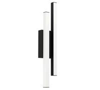 Eglo Serricella Metal Integrated LED IP55 Outdoor Wall Light in Black EGLO Black
