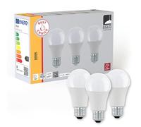 Eglo Set of 3 E14 LED Light Bulbs, Opaque Edison Lamps