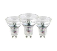 Eglo Set of 3 GU10 LED Reflector Bulbs, Energy-Saving Lamp Energy Class | Energy-efficient Bulb 2.5 Watt, 450 Lumens, warm white Light, 2700 Kelvin, Ø 5 cm