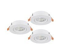 Eglo Set of 3 LED recessed spotlights Barranco