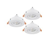 Eglo Set of 3 LED recessed spotlights Barranco