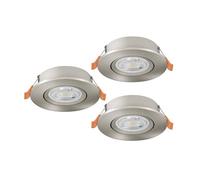 Eglo Set of 3 LED recessed spotlights Barranco