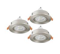 Eglo Set of 3 LED recessed spotlights Barranco