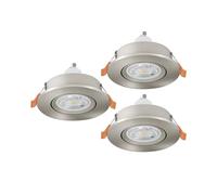 Eglo Set of 3 LED recessed spotlights Barranco