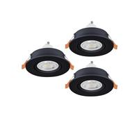 Eglo Set of 3 LED recessed spotlights Barranco
