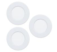 Eglo Set of 3 recessed LED Ceiling Spots Fueva 6, Round spotlights