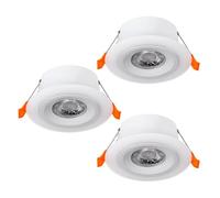 EGLO Set of 3 recessed LED spot lights Calonge