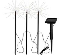 Eglo Set of 3 Solar Garden Lights Z_Solar, Path Lighting with Ground Spike