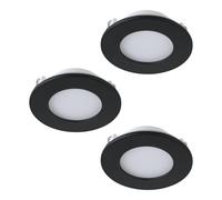 `Eglo - Set Of 3X Fueva-Z Recessed Black ?8.5 - Tw - Zigbee, Blueto... ACC NEW