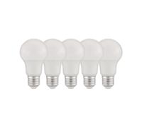 Eglo Set of 5 E27 LED Light Bulbs, Opaque Edison Lamps, 8.8 watt Each