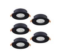 Eglo Set of 5 LED recessed spotlights Barranco